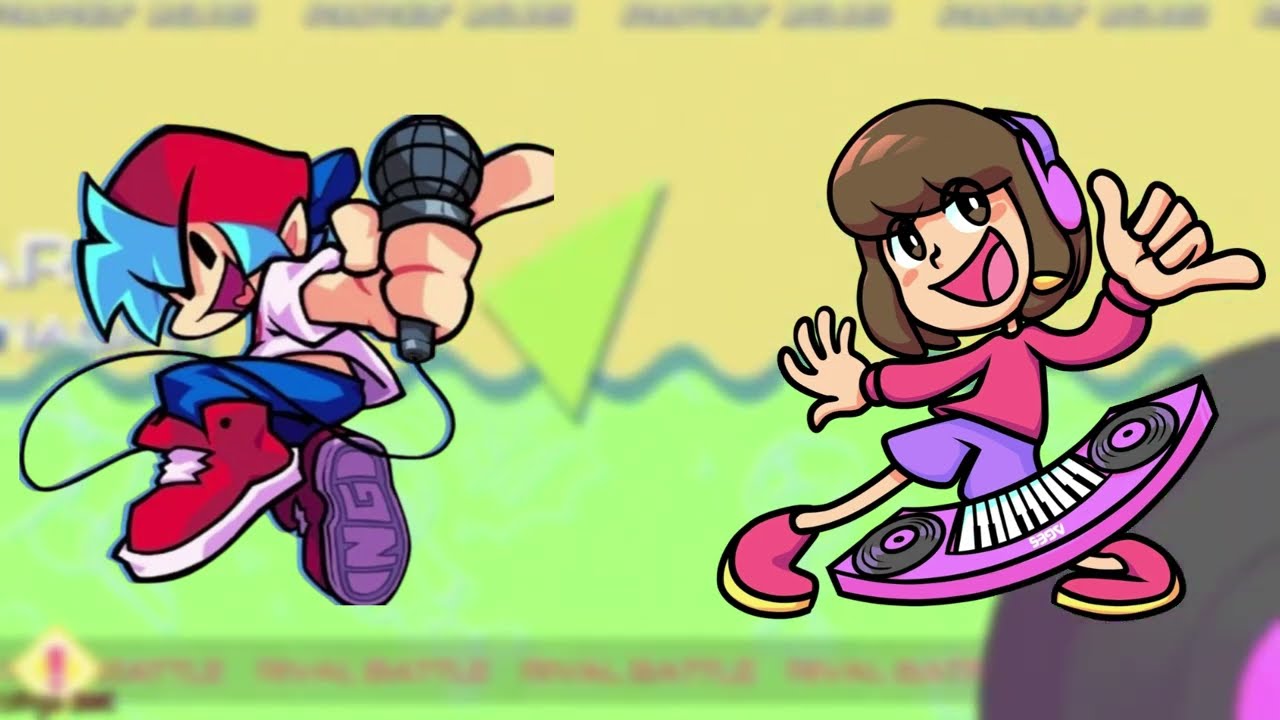 Supastar Tennis but Boyfriend and Melodii sings Duet ft. Pico and Jamtine (Scratchin' Melodii x FNF)