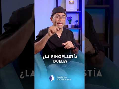 ¿La RINOPLASTIA duele? 🤔👃 #rinoplastia #rinoplasty #cirugiadenariz