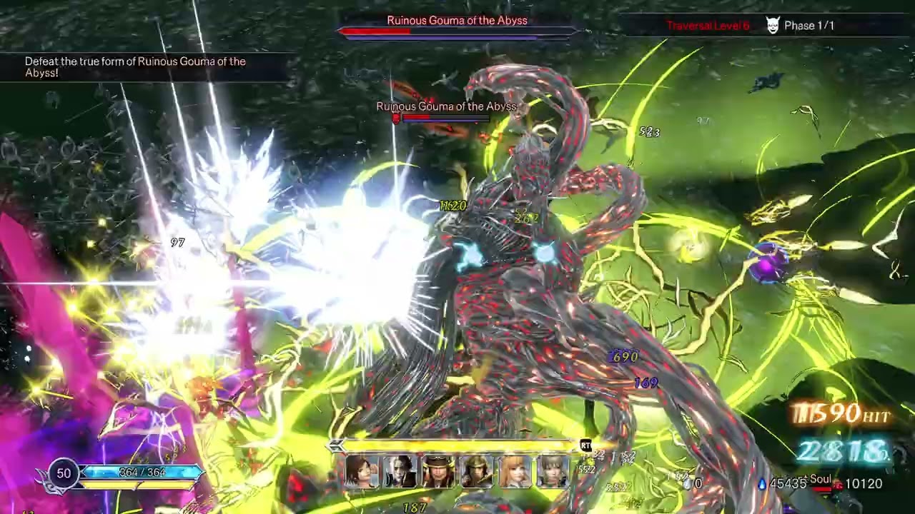 Traversal 6 Hidden, last boss, Hanbei Takenaka (WARRIORS: Abyss)