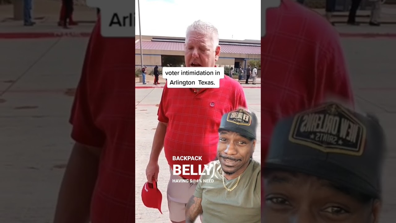 VOTER INTIMIDATION AT THIS AGE IS RIDICULOUS 