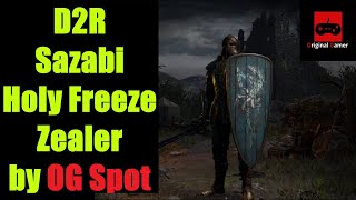 Diablo 2 Resurrected - Sazabi Holy Freeze Zealer Paladin Build