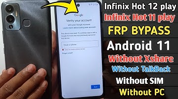 Infinix Hot 12 Play (X6816) Frp Bypass Android 11 2024 Without PC | Without TalkBack | Without SIM