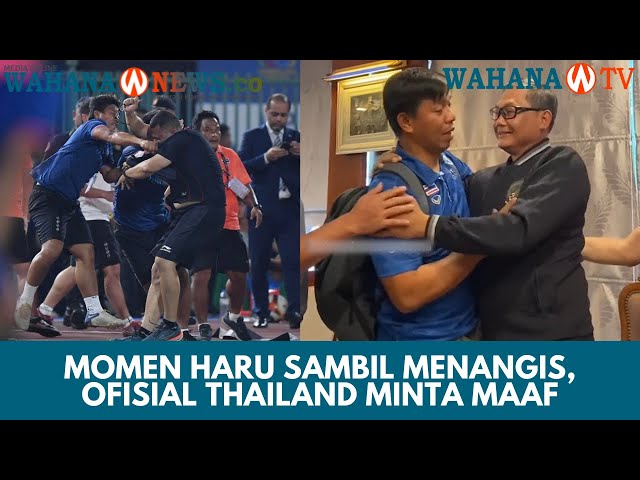 Sambil Menangis, Ofisial Thailand Minta Maaf ke Manajer Timnas