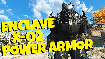 Fallout 4 - Enclave X-02 Power Armor Mod Spotlight / Location