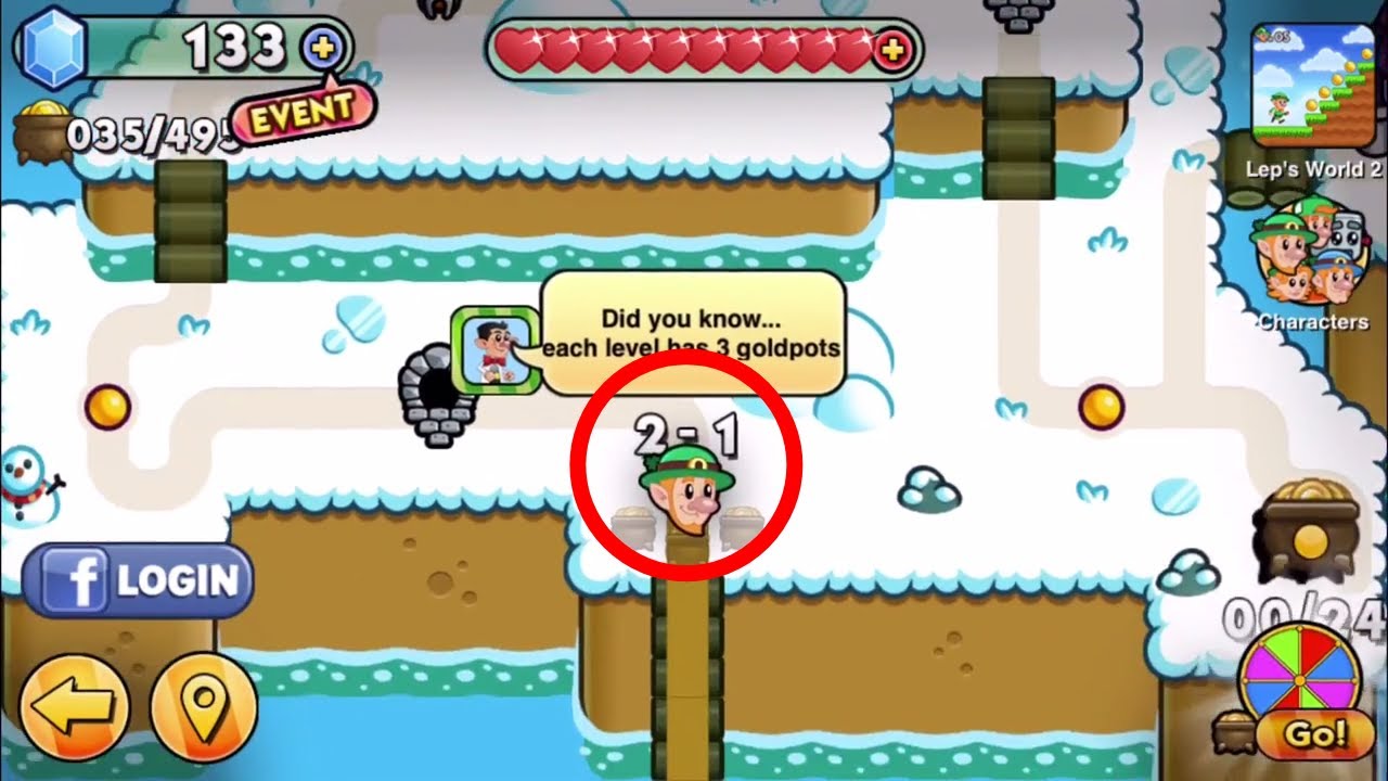 Lep's World Level 2 - Kid Game - Game Online - Free Games - YouTube