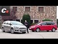 Ford S-Max vs Seat Alhambra | Prueba Monovolumen 7 plazas | Test / Review en español | coches.net
