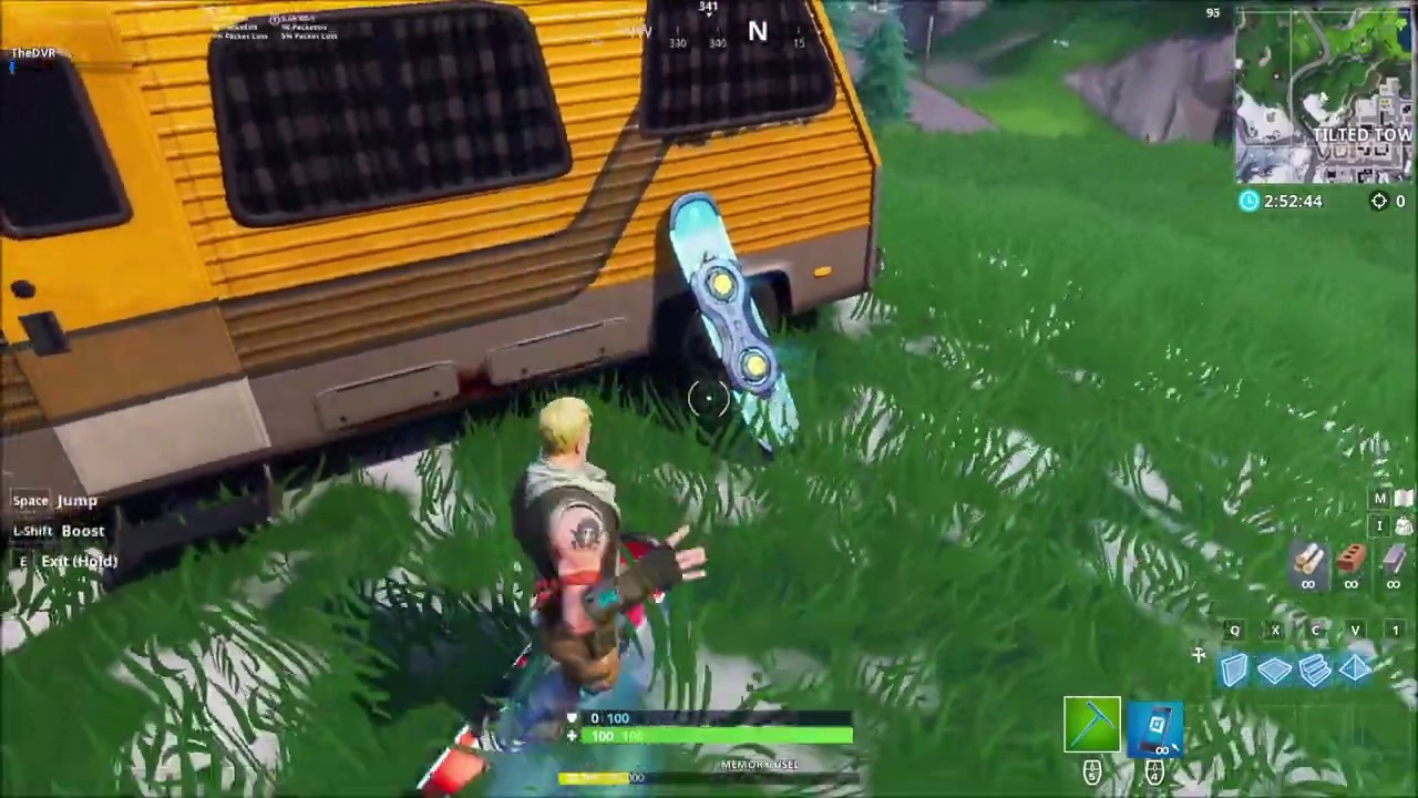 Where To Find Drift Boards In Fortnite How To Use Fortnite S Drift Board Early Escape Creative Mini Island Drift Board Early Gameplay Youtube