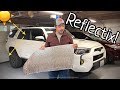 DIY Reflectix window inserts! Keep heat in during winter, or out in summer!