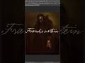 How to remove text from images in Photoshop ✨️ #shorts #frankenstein #photoshop
