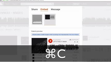 Third Party Embedding: Embedding Soundcloud