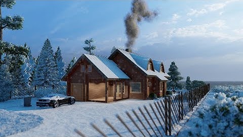 Log House Speed Modeling in Sketchup