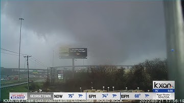 VIDEO: Confirmed tornado passes over I-35 in Round Rock, Texas
