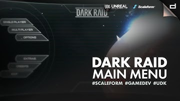 Dark Raid | UDK | Scaleform Menu Development (2013)