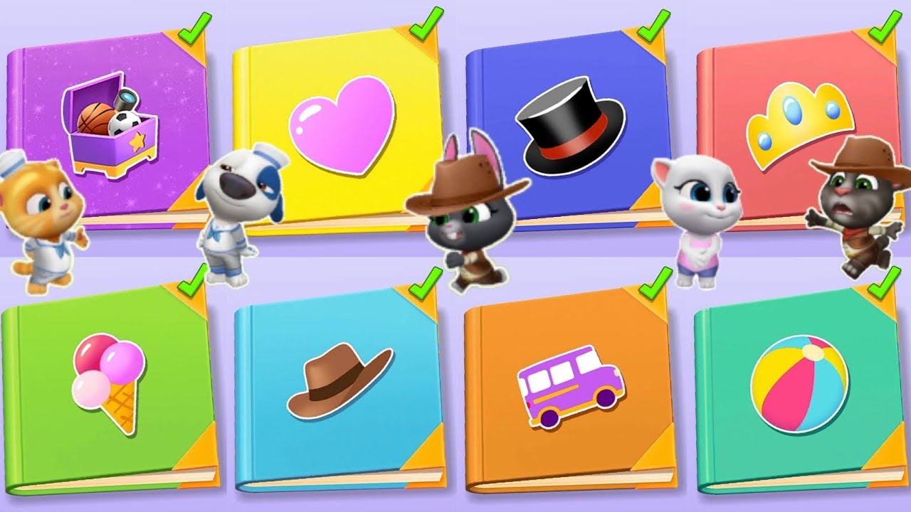 My Talking Tom Friends All Sticker Album Complete YouTube