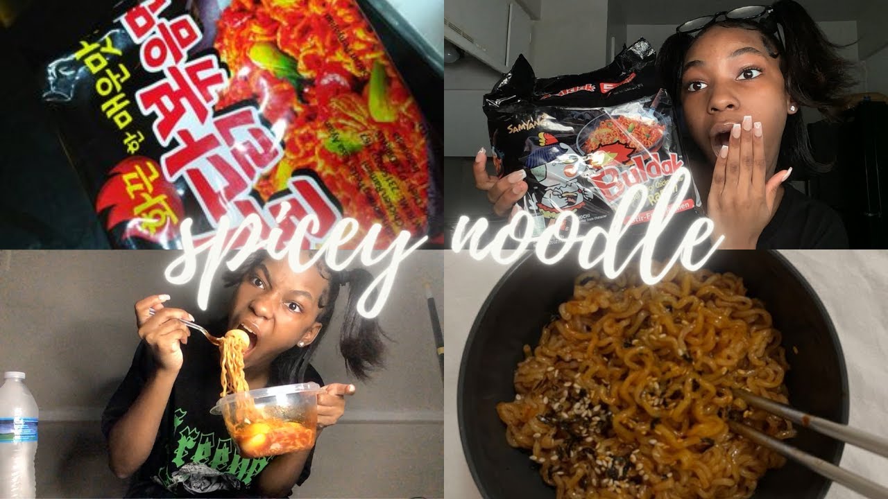 SPICY BULDAK NOODLES CHALLENGE!!! ( will I be able to finish them??) YouTube