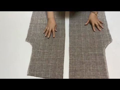 패턴없이 옷 만들기/여름 와이드 팬츠 만들기/How to make wide pants without pattern