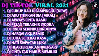 DJ TIKTOK TERBARU 2021 - DJ CUKUP KAU DISAMPINGKU SLOW X RAGU RIZKY FEBIAN REMIX VIRAL