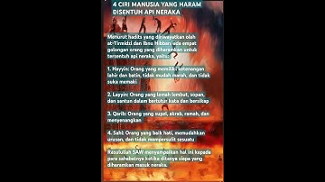 4 Ciri Manusia yang Haram Disentuh Api Neraka