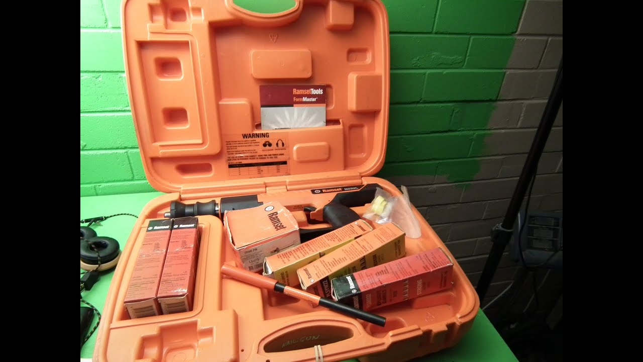 40029 Ramset Powder Actuated Nail Gun Fastener Driver Nailer Ramset