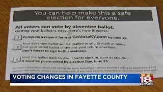 Fayette County's election plan: absentee ballots, one in-person voting site, and delayed results