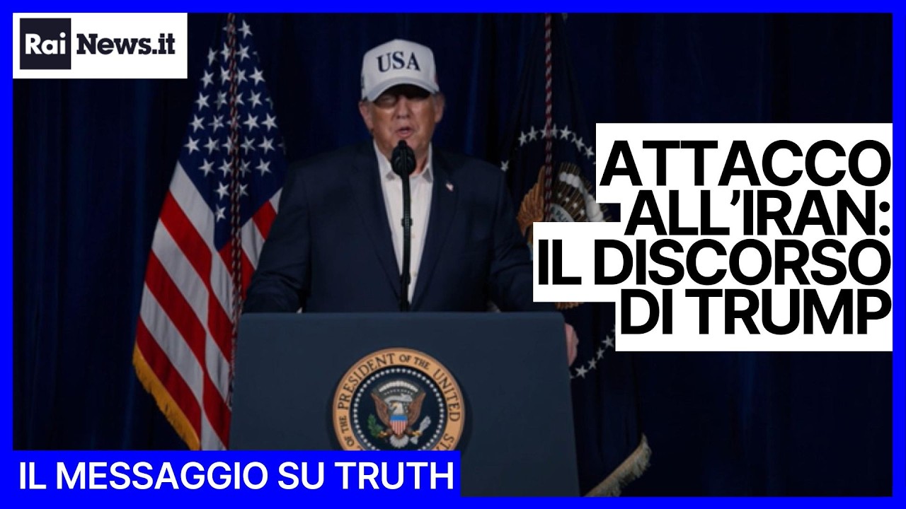 Attacco all'Iran: il discorso di Trump