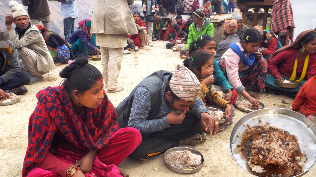 dharme brother's family went to village party & enjoying party with villagers || Rural Nepal ||