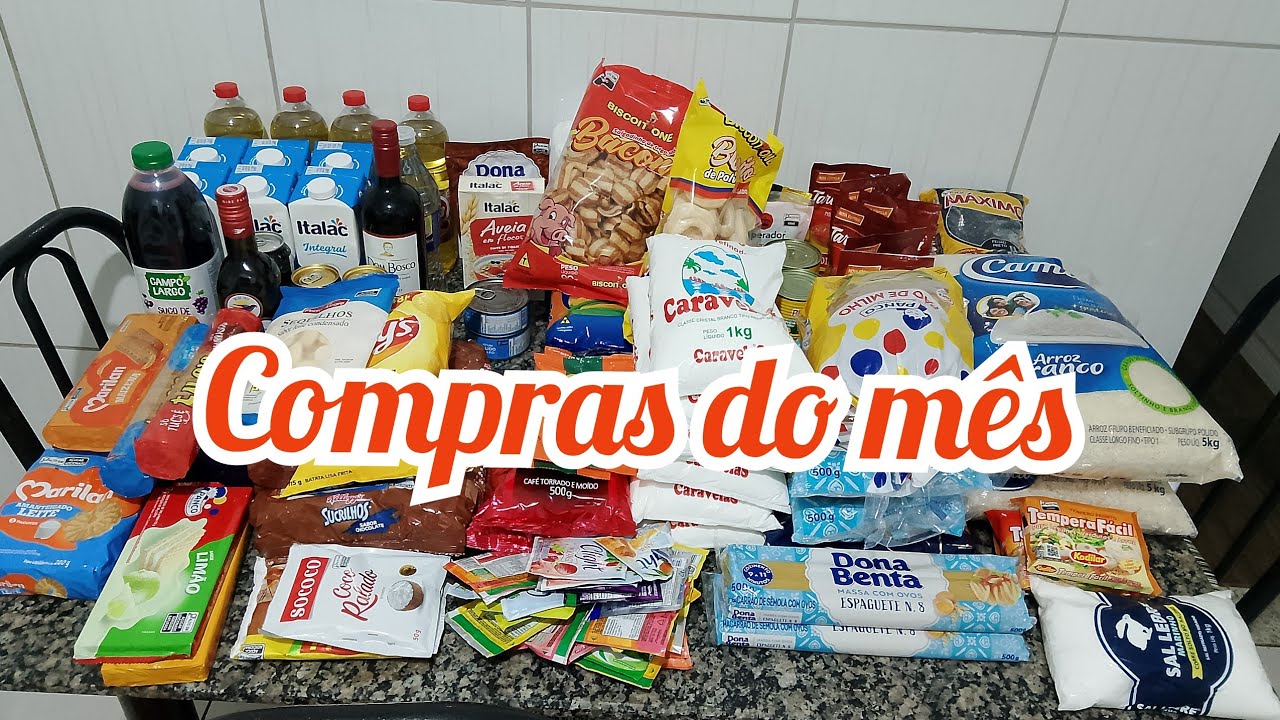 Compras do mês de Junho
