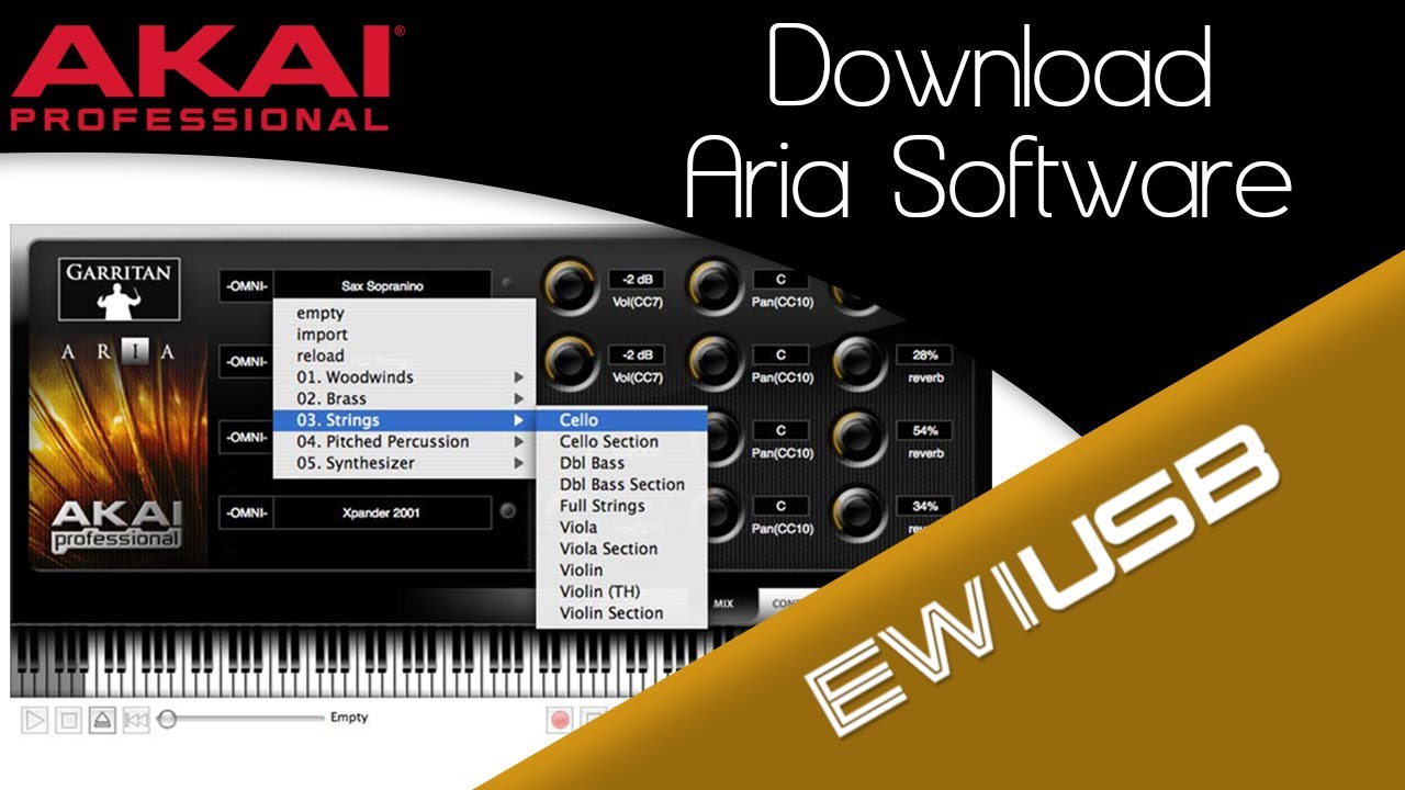 Aria software ewi download for pc