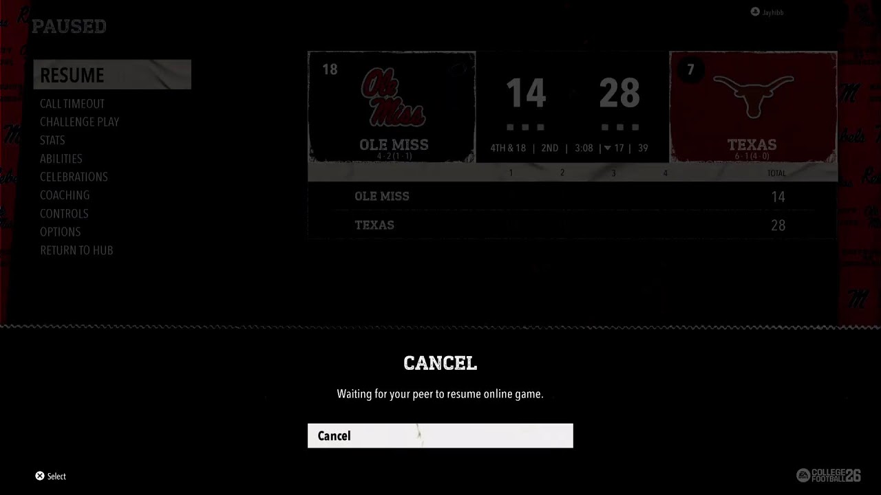 CFB 26 S5 Wk9 v  Texas