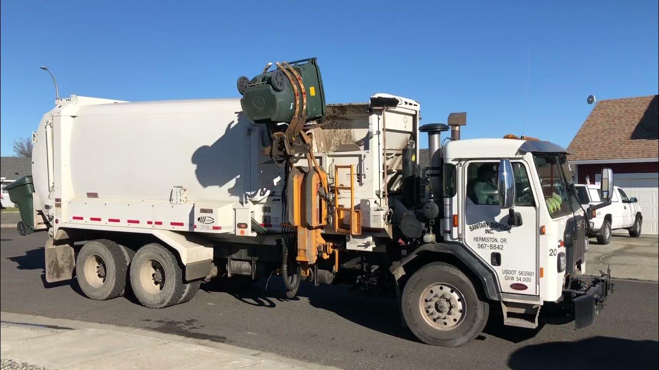 Sanitary Disposal Final Day in Hermiston Pete Labrie Automizer Garbage