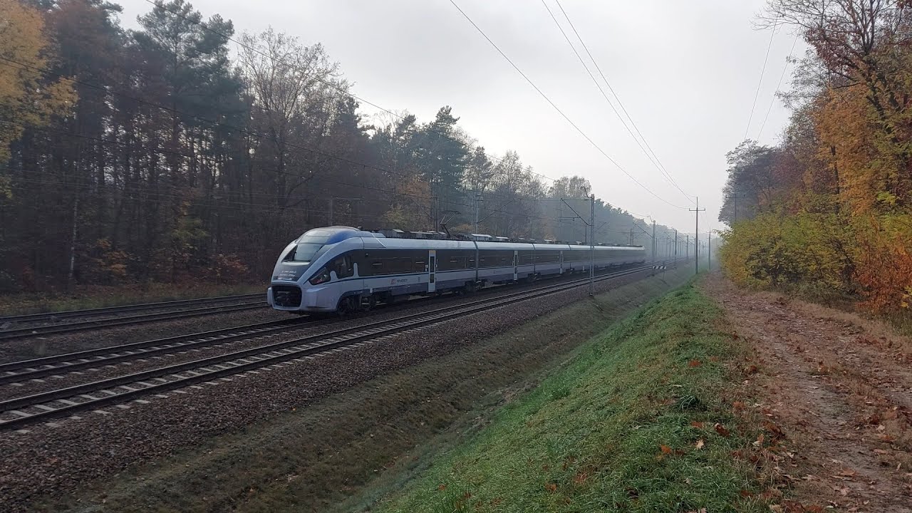 ed161-015 (Pesa Dart) jako pociąg widmo między łódź andrzejów - bedoń ...