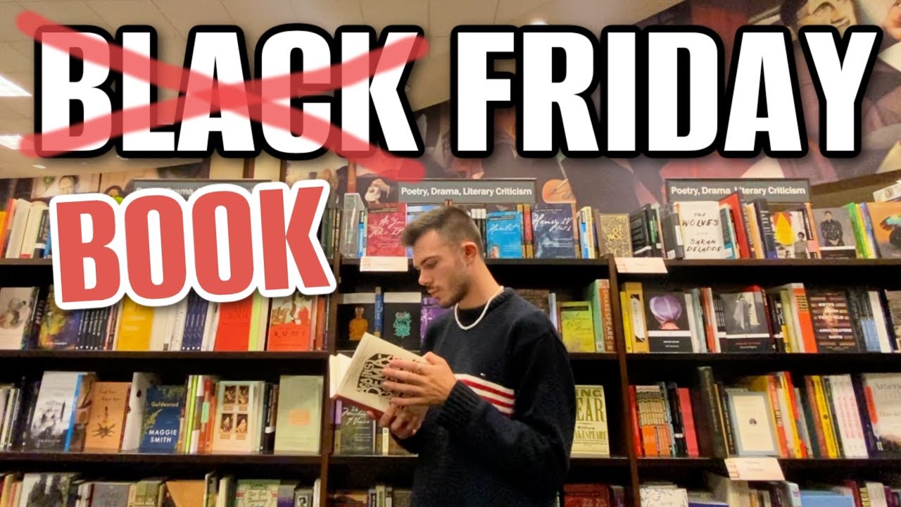 black friday BOOK SHOPPING vlog 📚 YouTube