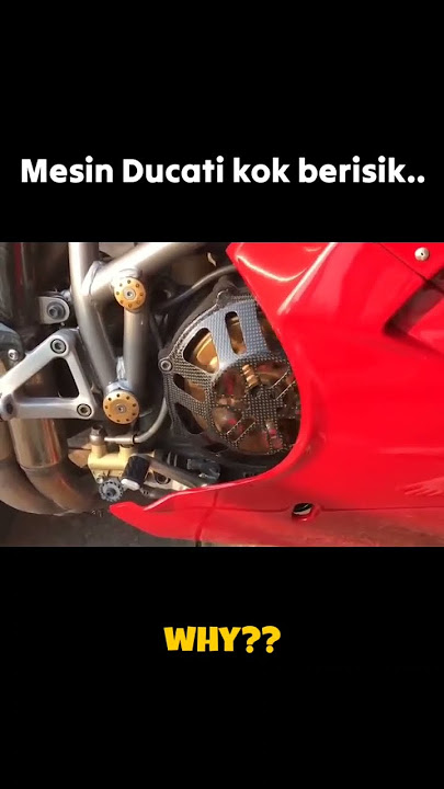 Kenapa mesin Ducati berisik? Kayak mau protokol!!