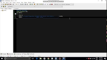 Dev-C++: Menentukan Bilangan Prima Ganjil atau Genap