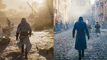 These Two Games are 9 Years Apart - Assassins Creed: Mirage VS Unity