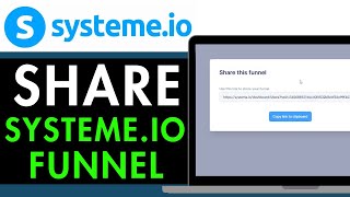 How To Share Systeme.io Funnel 2025 (Beginner's Guide)