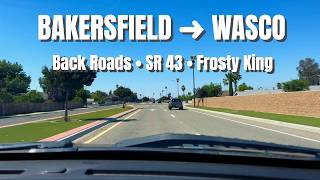 4K Drive: Bakersfield to Wasco via Shafter, SR 43 & Frosty King screenshot 4
