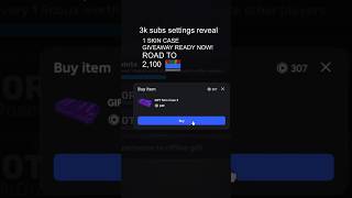 SKIN CASE GIVEAWAY IN RIVALS #roblox #ballad #gaming #rivals