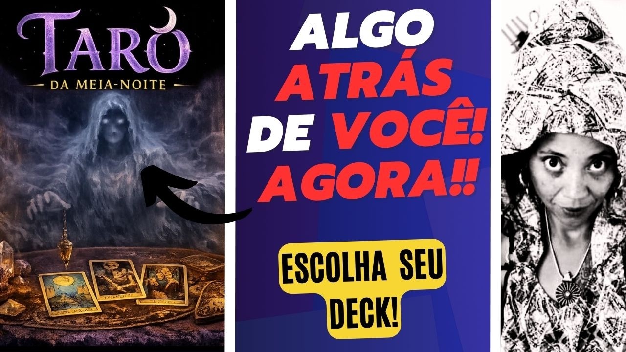 Tarô da Meia-Noite 🌑 | Existe alguma energia espiritual atrás de você?