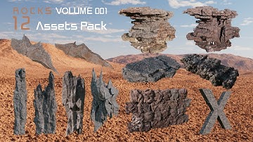 Free 3D Models: High Resolution Rocks