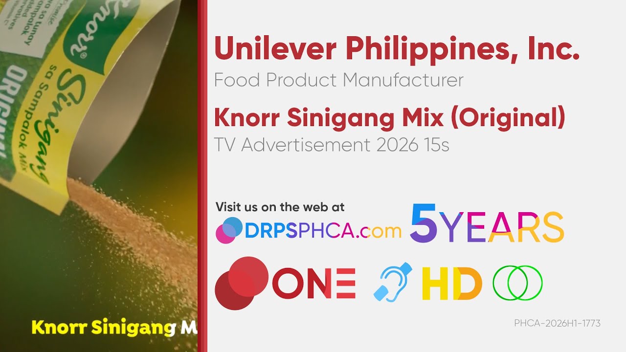 Knorr Sinigang Mix (Original) TV Ad 2026 15s (Philippines) [BCC/HD/ST]