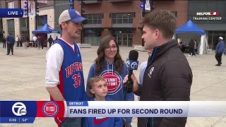 Pistons fans revved up for Round 2