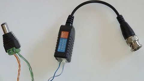 How To Connect Baluns To CAT5 Cable For CCTV Cameras