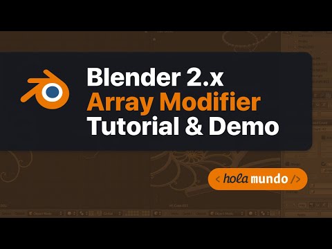 Blender 2.x Array Modifier Tutorial