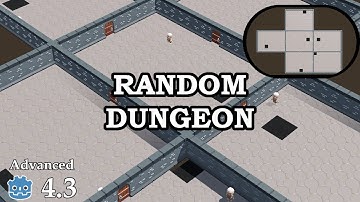How to create a simple random dungeon - Learn Godot 4 3D - no talking