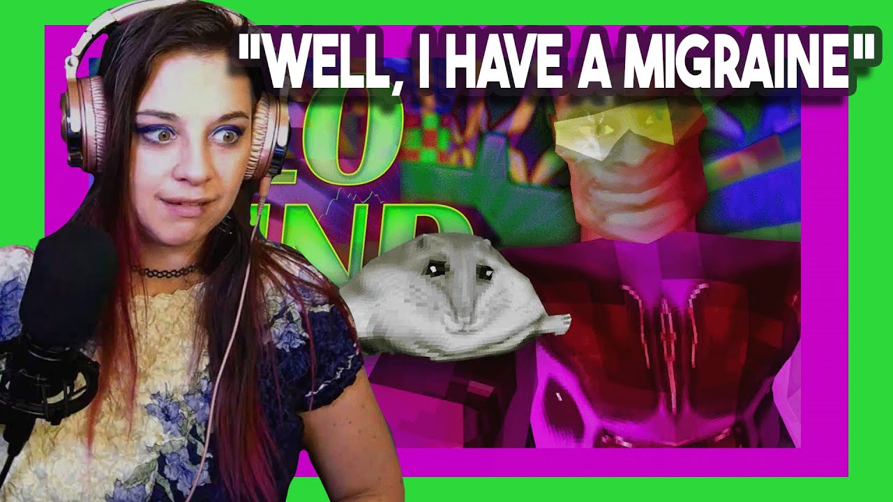 Реакция Лорен! *У меня начинается мигрень* Неверное описание Cruelty Squad-Max0r