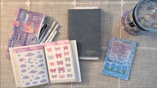 backlogging a planner I haven't updated in months (+ a checklist reference)