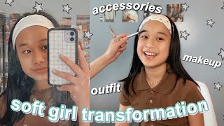 transforming into the *ultimate* soft girl (makeup, outfit, accessories) screenshot 5