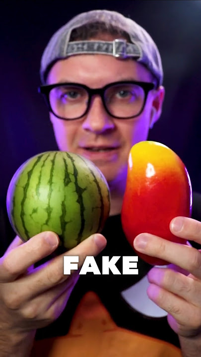 Real or Fake Fruit? #asmr