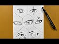 How To Draw Naruto Characters Eyes How To Draw Naruto Eyes Step By Step Easy To Draw
